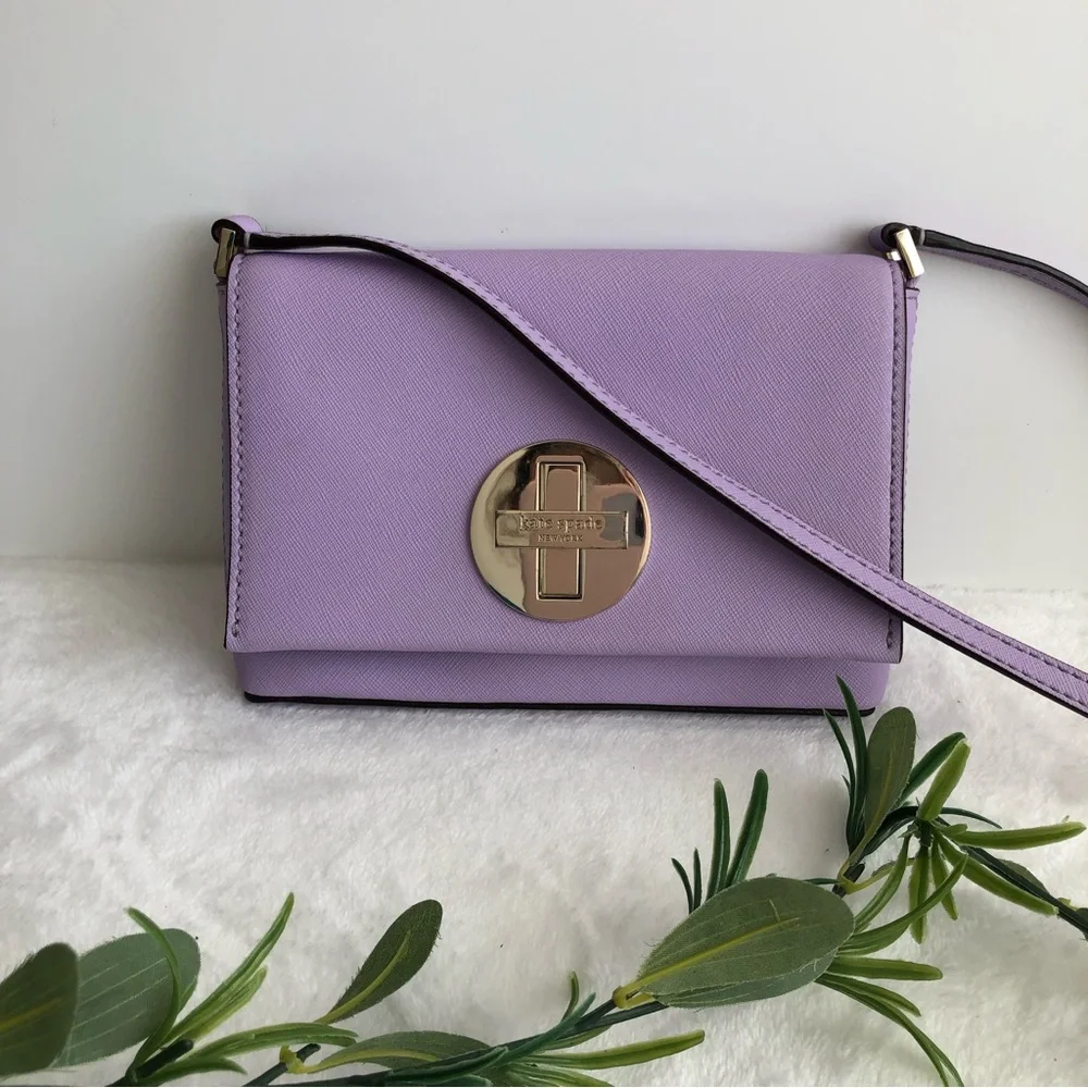 Kate spade Turn Lock Crossbody, Lavender